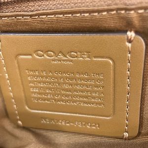 Coach miniature backpack leather excellent condition